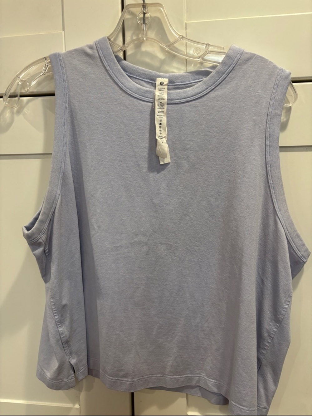 lululemon athletica Light Lavender Muscle Tank